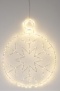 Window decoration snowflake in a bauble 250 LED transformer timer 6/18h (AMZ130360)