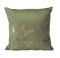 Pillow 45x45cm velvet khaki gold twigs (522029)