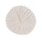 Round pillow 35cm white fur (518858)