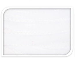 Tasiemka welurowa biała 6mmx10m (510420)