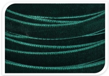 Tasiemka welurowa ciemna zieleń 6mmx10m (510420)