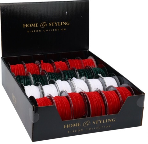 Tasiemka welurowa ciemna zieleń 6mmx10m (510420)